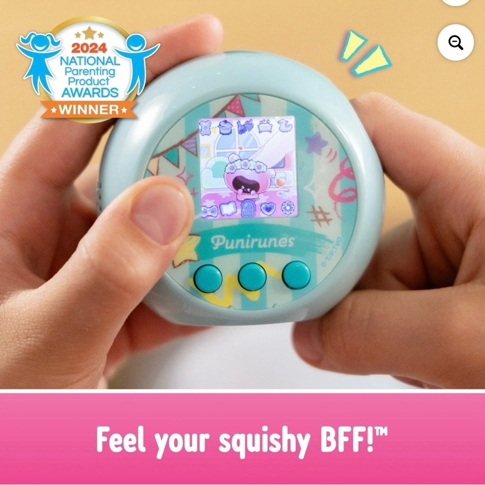 Punirunes Interactive Digital Pet Toy NEW Pink Virtual Pet - Picture 6 of 16